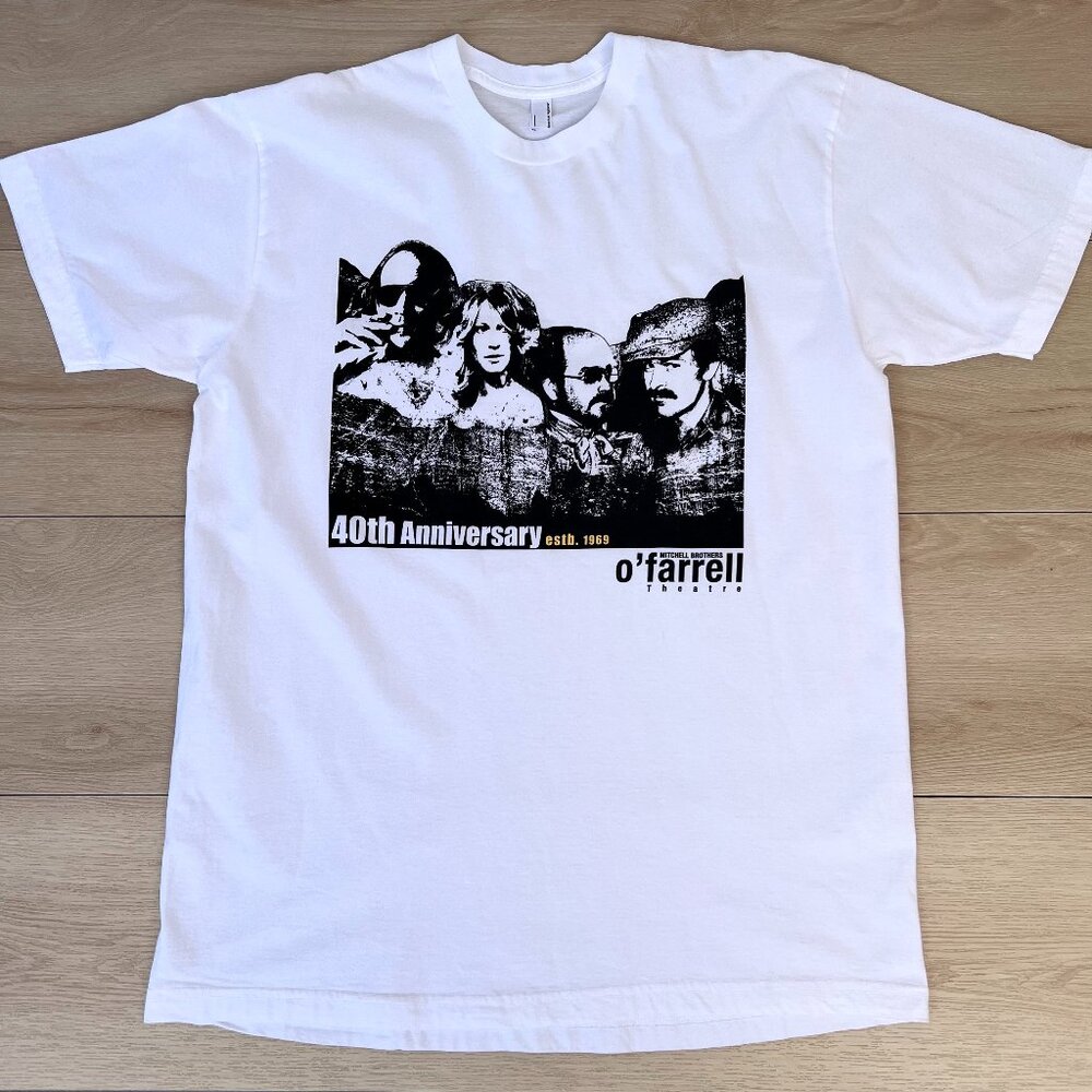American Apparel Mitchell Brothers O’Farrell Theatre 40th Anniversary T-Shirt XL